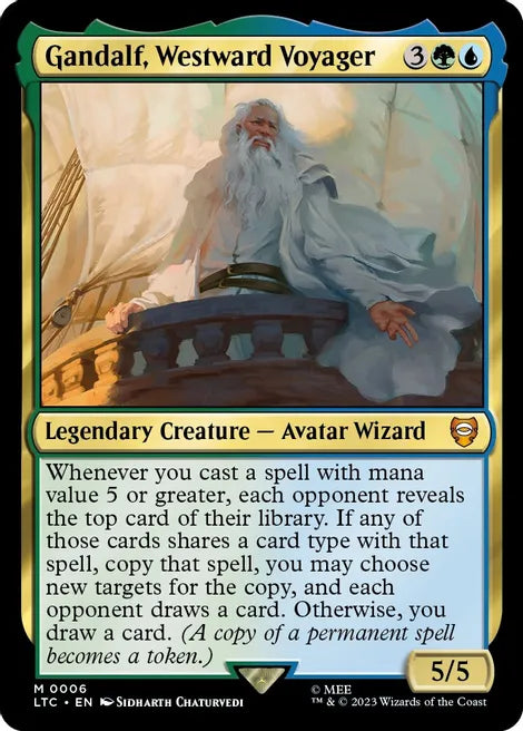 Gandalf, Westward Voyager - Commander: The Lord of the Rings: Tales of Middle-earth (LTC)