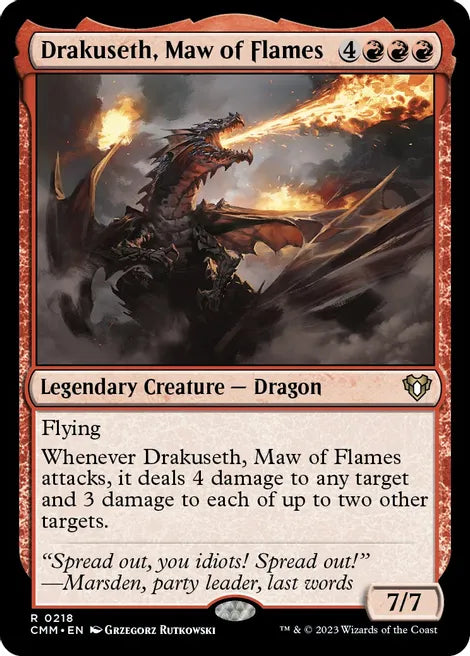 Drakuseth, Maw of Flames - Commander Masters (CMM)