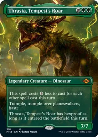 Thrasta, Tempest's Roar (Borderless) - Modern Horizons 2 (MH2)