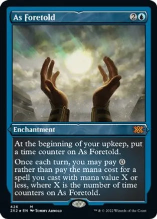 As Foretold (Foil Etched) - Double Masters 2022 (2X2)