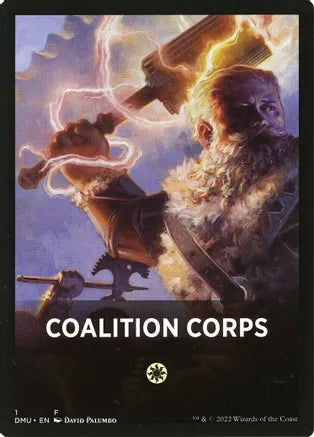 Coalition Corps Theme Card - Dominaria United (DMU)