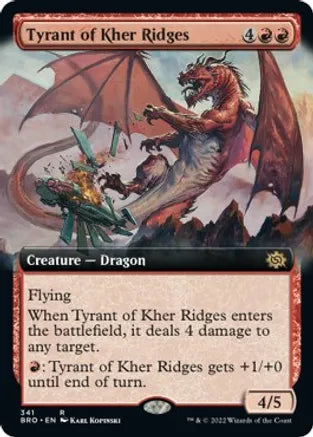 Tyrant of Kher Ridges (Extended Art) - The Brothers' War (BRO)