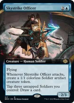 Skystrike Officer (Extended Art) - The Brothers' War (BRO)